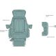 11097442 Black Proboss AS3510 12V Air Ride Cloth Seat