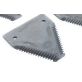 700705299 3" Black Top Serrated 7 TPI Sickle Section fits Hesston