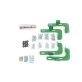 Lankota Bean Saver Top Brush kit for HD Headers fits John Deere LANBS24576