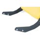 Super Deluxe Yellow Vinyl Tractor Seat fits John Deere