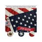 2x3 American Emroidered Durawavez Nylon Flag 