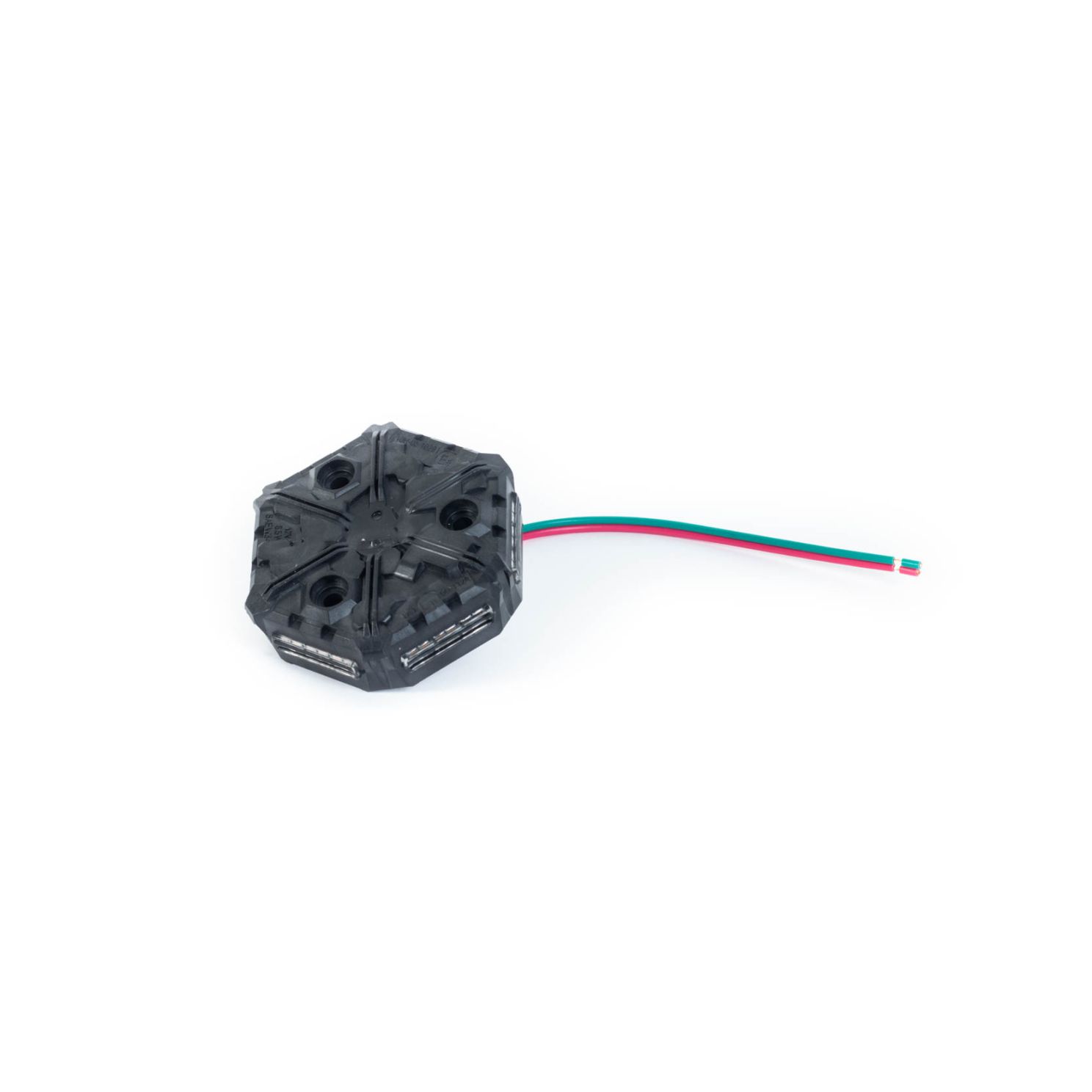 Microbright Amber LED Beacon Surface Mount 12V Light AIG008-B112AX1