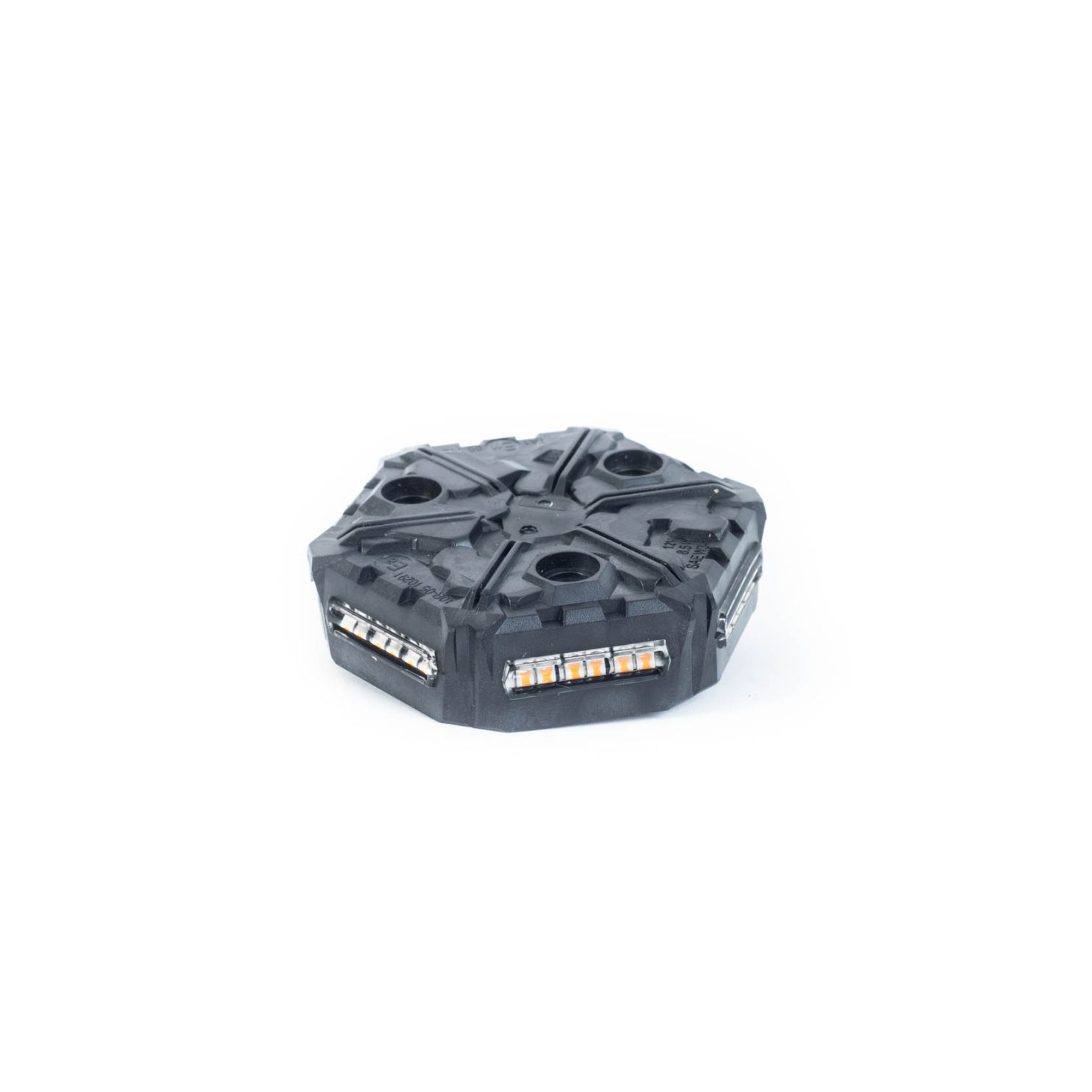 Microbright Amber LED Beacon Surface Mount 12V Light AIG008-B112AX1