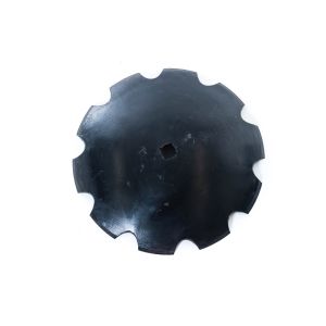 26" x 6.35mm Plain Cone Notched Disc Tillage Blade 1-1/2" Square x 1-3/4" Round