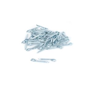 Hammerlock Cotter Pin, Steel, Zinc Finish, 0.5" Head Diameter, 1/4 x 1-1/2"